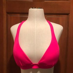 Victoria’s Secret | Hot Pink Halter Triangle Swim Top